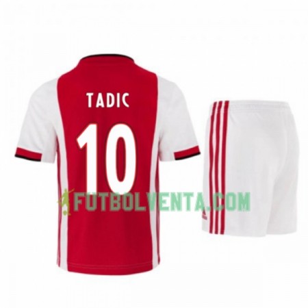 Camiseta de fútbol AFC Ajax Dusan Tadic 10 Niños 1ª equipación 2019/2020 Camiseta de fútbol AFC Ajax Dusan Tadic 10 Niños 1ª equipación 2019/2020